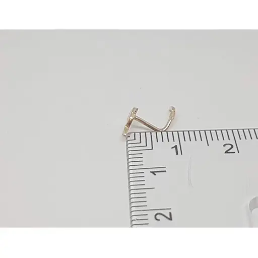 Золота сережка-пірсинг Dear в ніс Dear. 1048 - фото 5