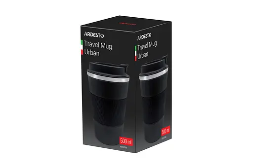 Термокухоль Ardesto Urban 500 мл чорний AR2650TMB - фото 4