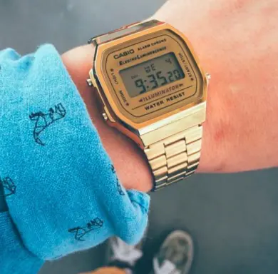 Наручные часы унисекс Casio оригинал Япония Collection A168WG-9EF со стальным браслетом - фото 3