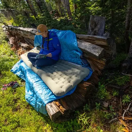 Надувной коврик Big Agnes Campmeister Deluxe Insulated 25x78 Wide Long - фото 2