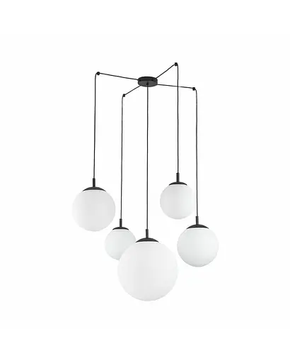 Підвісний світильник TK Lighting 4791 Esme E27 5x15W IP20 Bk - фото 1