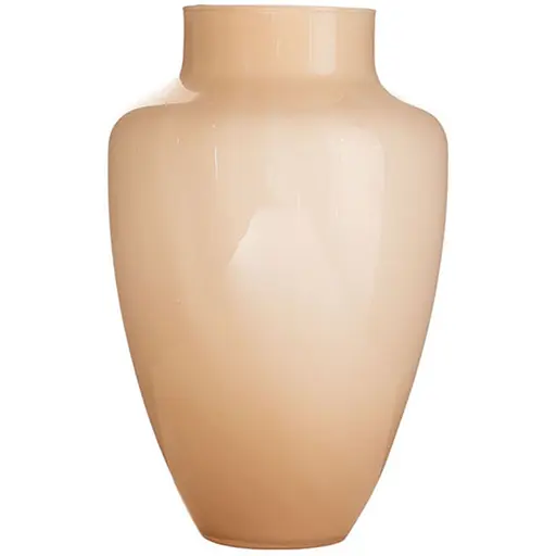 Ваза Lefard Olaf Beige стеклянная 30х21 см (804-162) - фото 1