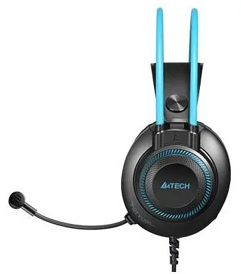 Наушники A4Tech Fstyler FH200i Black/Blue - фото 4