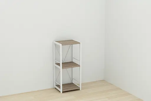 Етажерка 3/34 Ferrum-decor Серії Коннект 73x34x28 білий ДСП Дуб Сонома Трюфель 16мм (FRD-104299) - фото 6