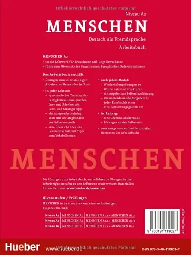 Menschen A2. Arbeitsbuch mit Audio-CD - фото 2