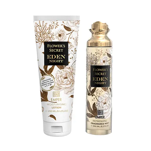 Подарунковий набір жіночий Emper Flower`s Secret Eden Night 250 мл body mist + 250 мл body lotion (MM36053)