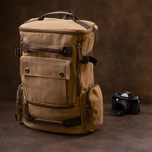 Текстильний рюкзак Vintage 30х45х16 см 000162005 - фото 7