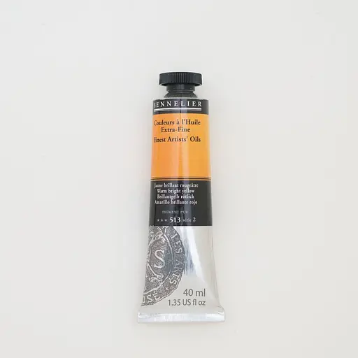 Олійна фарба Sennelier, 40 мл, професійна, S2, Теплий яскраво-жовтий (Warm bright yellow)