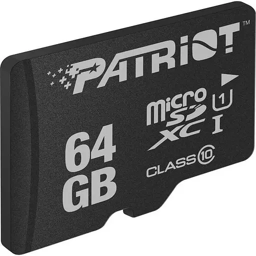 Карта памяти Patriot MicroSDHC 64GB UHS-I Class 10 LX (PSF64GMDC10) - фото 2