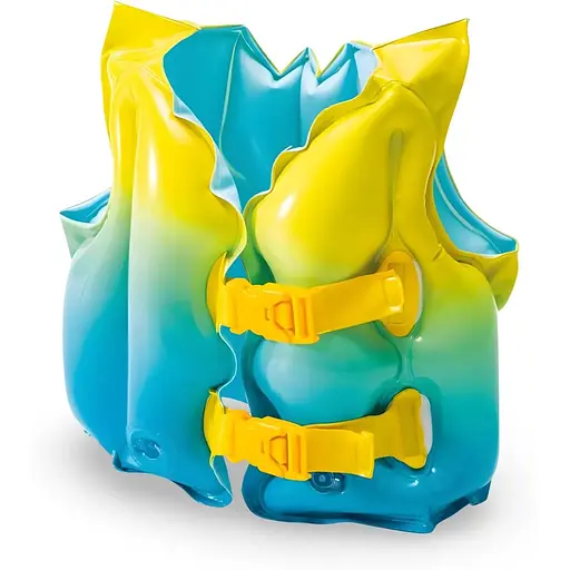 Дитячий надувний жилет Intex 59663 Блакитна лагуна. Розміром 40х30 см від 3х до 5ти років. - фото 2