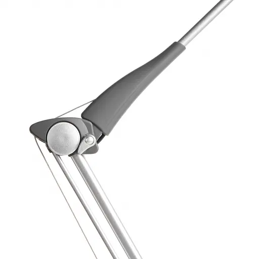 Настольная лампа Brille на гибкой ножке офисная MTL-09 silver/gray - фото 2