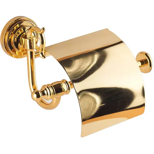 Тримач для туалетного паперу Kugu Versace 211G Золотий - фото 1