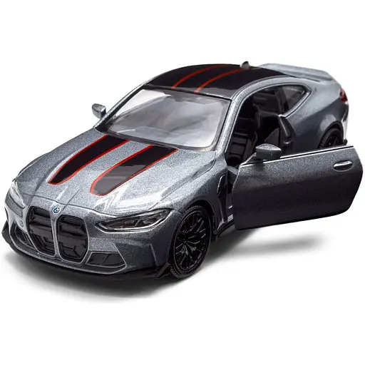 Автомодель TechnoDrive BMW M4 CSL 2023 серый (250436U) - фото 10