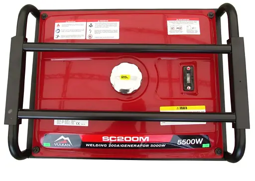 Генератор зварювальний 5 кВт Vulkan SC200M-2 5 кВт бензиновий (SC200М-ІІ) - фото 3