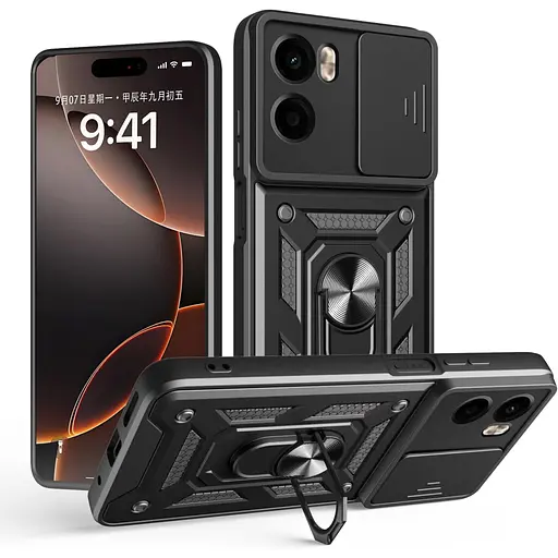 Чохол до мобільного телефона BeCover Military Motorola Moto G05 / E15 Black (713527) - фото 3