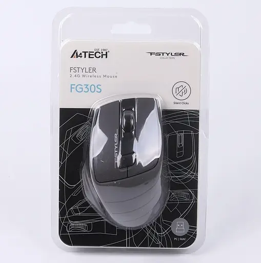 Беспроводная мышь A4Tech Fstyler FG30S Wireless Grey (FG30S (Grey)) - фото 7