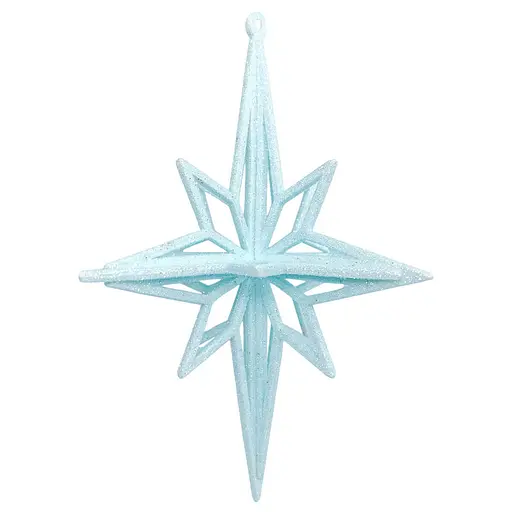 Елочная игрушка MIS LT Ромб малый 11х11х14 см голубой - фото 1