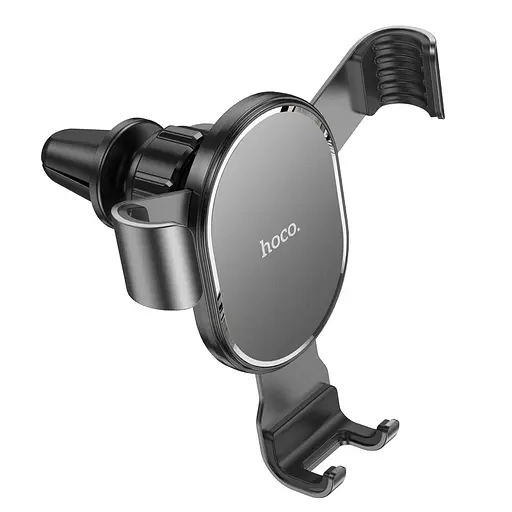Автотримач для телефона HOCO CA56 Plus Armor metal gravity car holder Black - фото 3