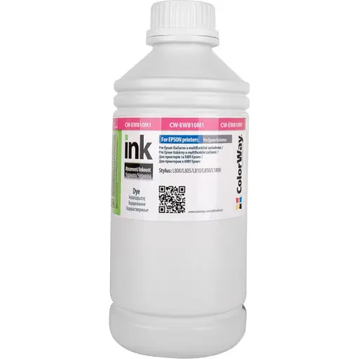 Чорнило ColorWay Epson L800/810/850 1л Magenta (CW-EW810M1)