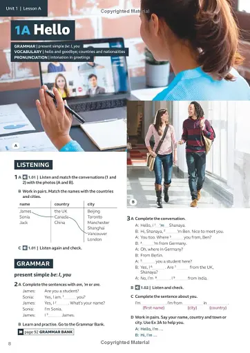 Speak Out A1. Student's Book and eBook with Online Practice - фото 8