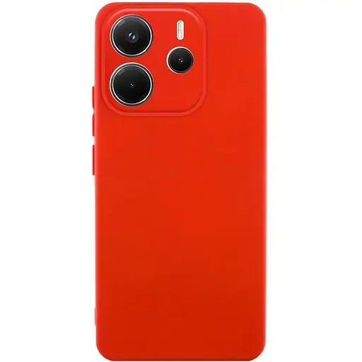 Чехол TPU Getman Liquid Silk Full Camera для Xiaomi Redmi Note 14 4G (Int. version) Красный / Red
