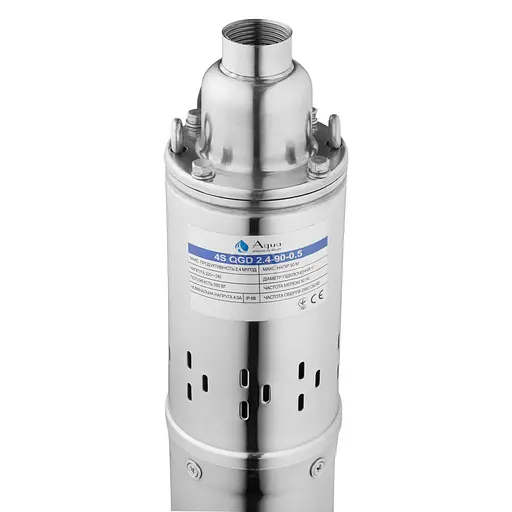 Насос глибинний шнековий Agua 4S QGD2,4-90-0,50 з вбудованим конденсатором (CV035073) - фото 3