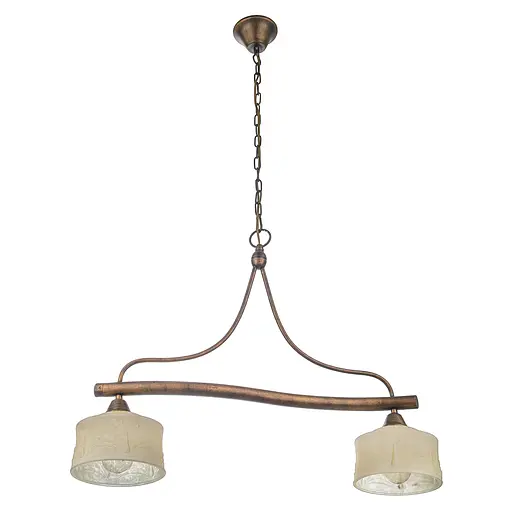 Люстра підвісна Brille кантрі E27 60W G (LK-211S/2)