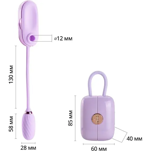 Вакуумный клиторальный стимулятор Otouch Louis Vibrate Purple - фото 2