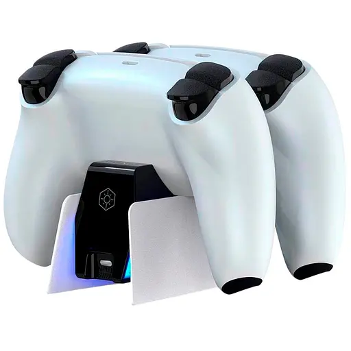 Зарядная станция Honcam для DualSense Sony PS5 White Витрина (146136) - фото 4