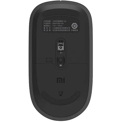 Мишка комп'ютерна Xiaomi Mouse Lite Wireless Black (XMWXSB01YM HLK4035CN) - фото 2