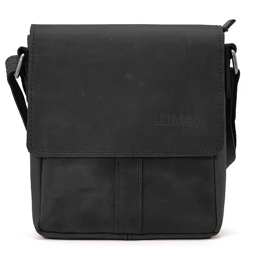 Кожаная мужская сумка через плечо LIMARY 22х18х5 см sum0025887 - фото 6