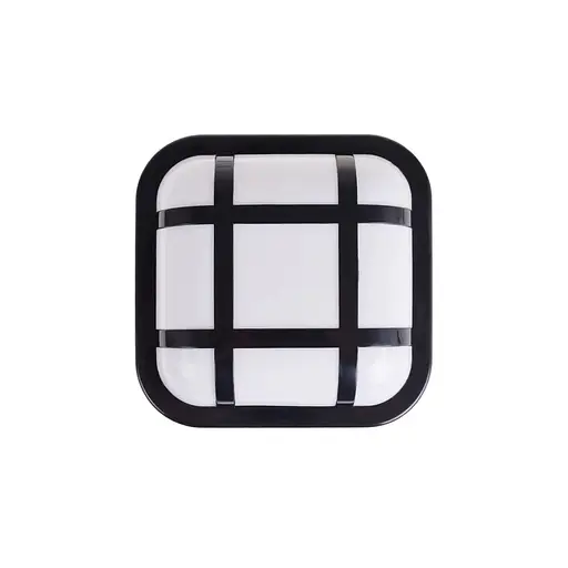 Вуличний настінний LED Світильник Brille AL-15SQ-H/15W NW IP54 BK - фото 1