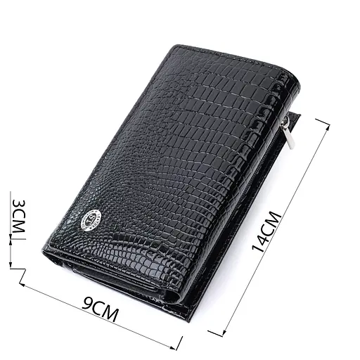 Жіночий шкіряний гаманець ST Leather 14х9х3 см acs0029421 - фото 3