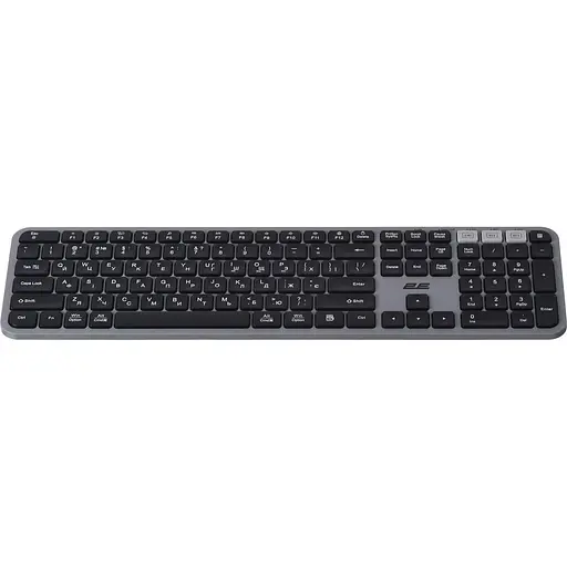 Клавіатура 2E KS240 Wireless Ukr (2E-KS240WG) Gray (2E-KS240WG_UA) - фото 4