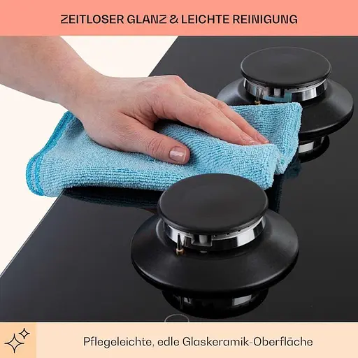 Газова варильна поверхня Klarstein Illuminosa 5 (10035465) - фото 5