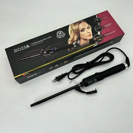 Плойка для локонів Rozia HR-772 для завивки волосся щипці 25 мм Чорний 65 Вт - фото 5