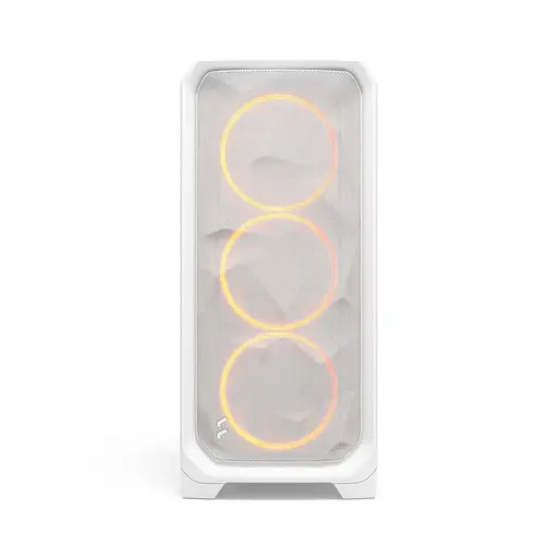 Корпус Fractal Design Meshify 3 RGB из закаленного стекла без блока питания, белый (FD-C-MES3A-07) - фото 3