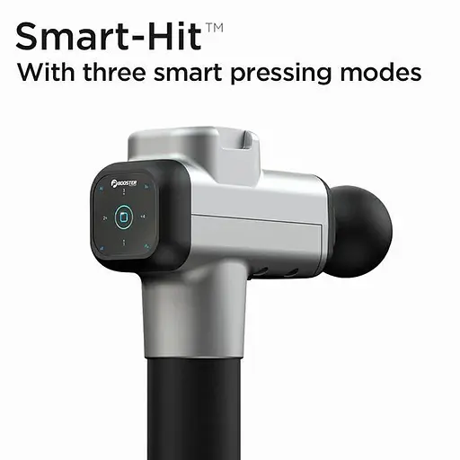 Перкуссионный массажер триггерных точек Booster М2-А Массажный пистолет (6 насадок + кейс) - фото 10