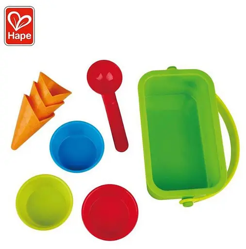 Набір для пісочниці Hape Магазин морозива E4057 Ігровий набір для піску - фото 3
