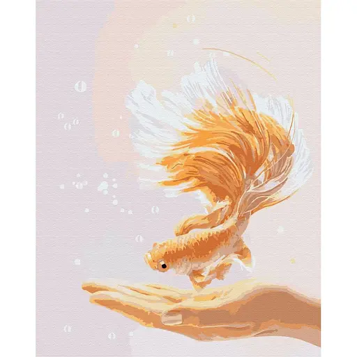 Картина за номерами Бажання для рибки Brushme 40x50 см кольорова 000277730