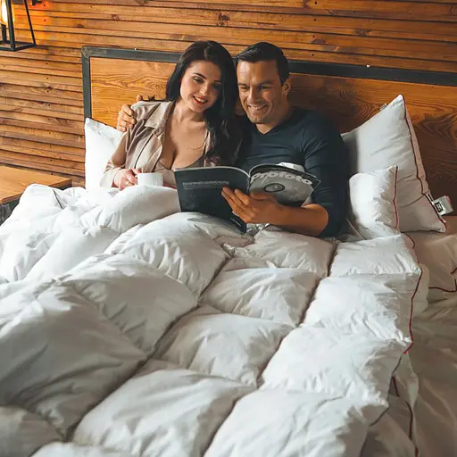 Ковдра пухова MirSon DeLuxе 029, king size, 240x220, біла (2200000000248) - фото 14