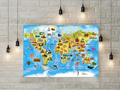 Настільна гра розумниця "цікавий світ" kp-006 - фото 2