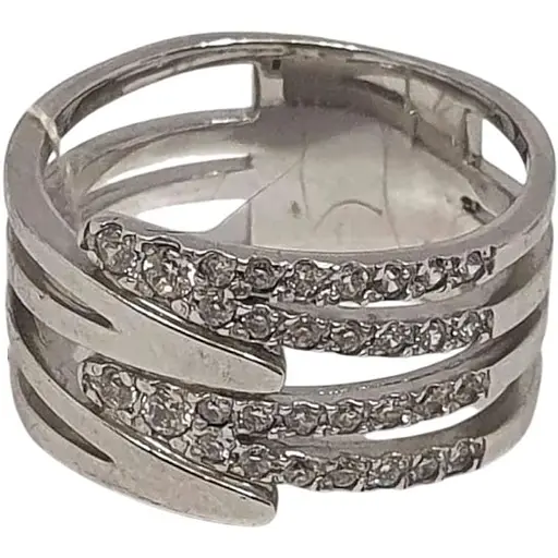 Серебряное кольцо Харьковская ювелирная фабрика с фианитами. 13753-Р 18