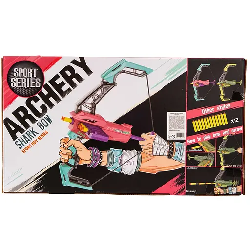 Игрушечный набор DIY Toys Арбалет Розовая Акула (CJ-2376868) - фото 1