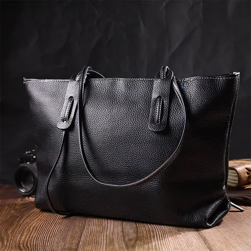 Сумка кожаная женская Vintage 38х24х10 см sum0022682 - фото 6