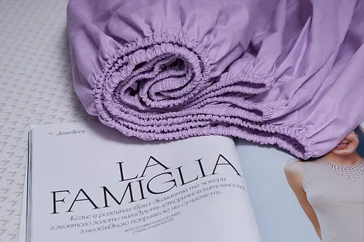 Простирадло на резинці Moon&Star Orchid Бязь Gold Люкс 90х190х25 см - фото 2