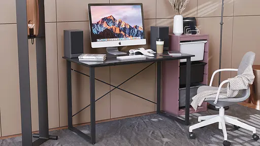 Комп'ютерний стіл Дейв 75x100x60 чорний ДСП Сосна Кембра 16мм FRD-101968