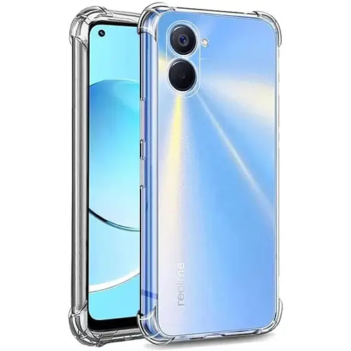 TPU чехол Getman Ease logo усиленные углы Full Camera для Realme 10 4G Бесцветный (Прозрачный)