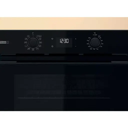 Духовой шкаф электрический Whirlpool 71 л A+ дисплей конвекция телескопические направляющие пар черный - фото 8