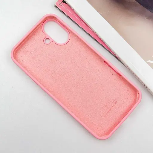 Чохол Epik Silicone Case Full Protective AA для Apple iPhone 16 Plus 6.7 Рожевий/Light pink - фото 3